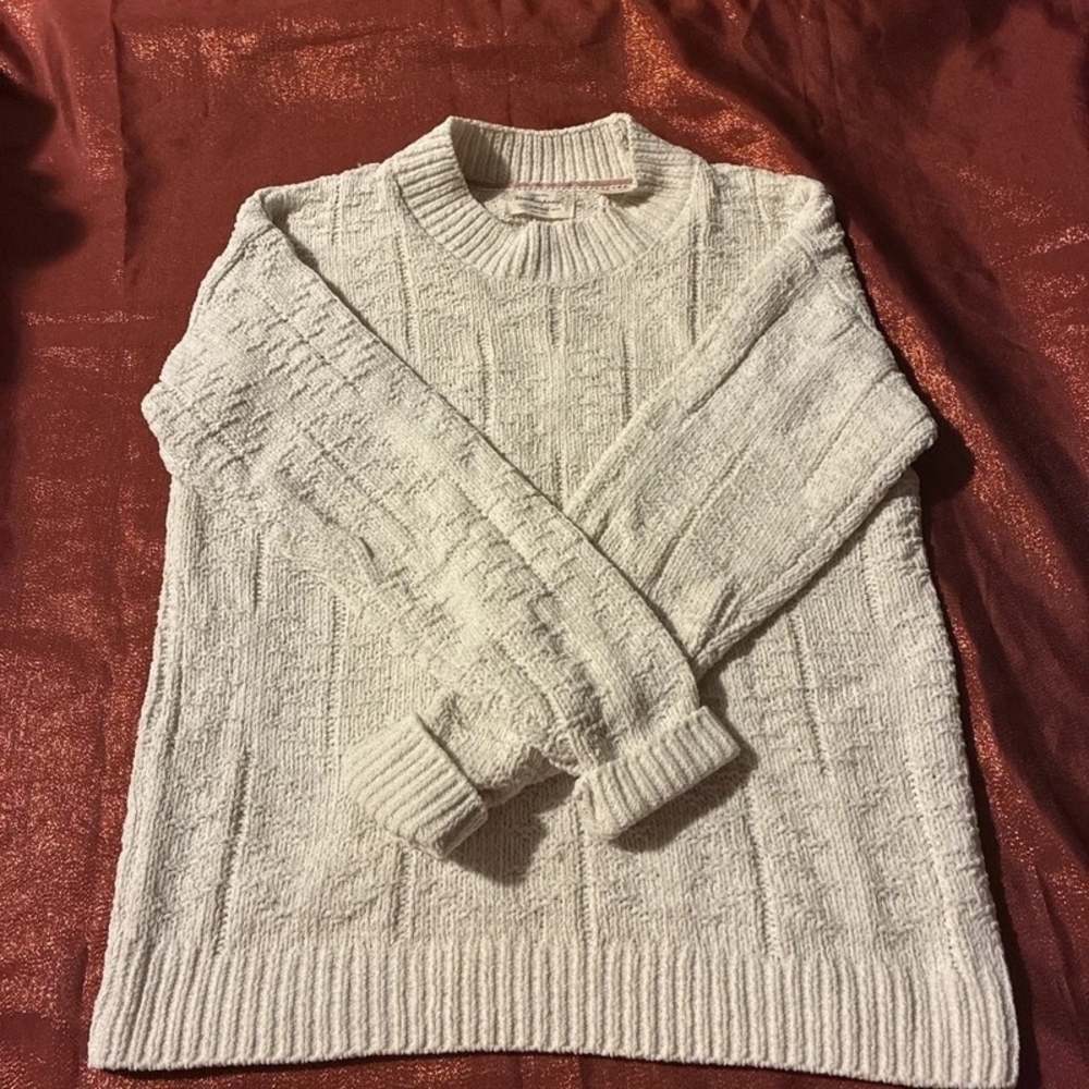 Weatherproof Vintage Chenille Sparkle Sweaterin size M